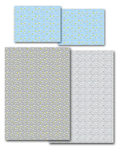 Povlečení Veba GEON tisk Obláčky Velikost: 140x200 cm + 70x90 cm