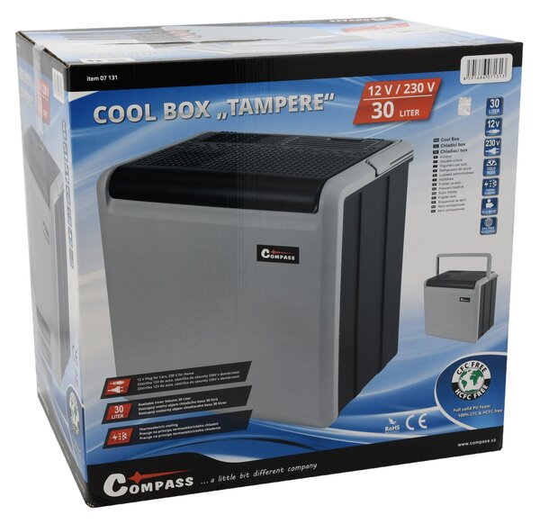 Compass Chladící box 30litrů TAMPERE 230/12V Compass