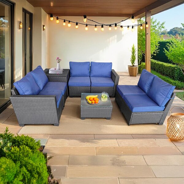 Velký zahradní sofa set s boxem na polstry Avenberg ENCANTA