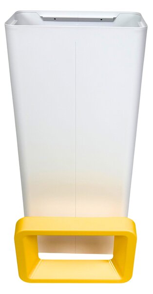 Odpadkový koš na tříděný odpad Caimi Brevetti Maxi W,85 L, žlutý, plast