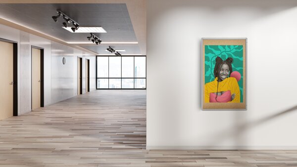 Allboards,Korková vitrína v hliníkovém rámu - 90x60 cm,SC96C