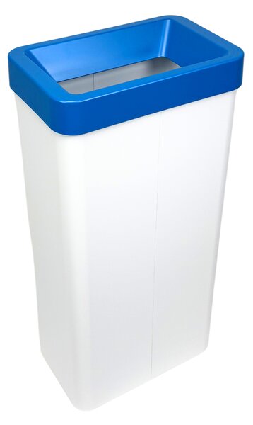 Odpadkový koš na tříděný odpad Caimi Brevetti Maxi W,85 L, modrý, papír