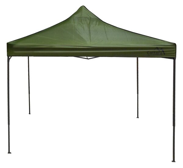 CATTARA Párty stan nůžkový 3x3m zelený WATERPROOF