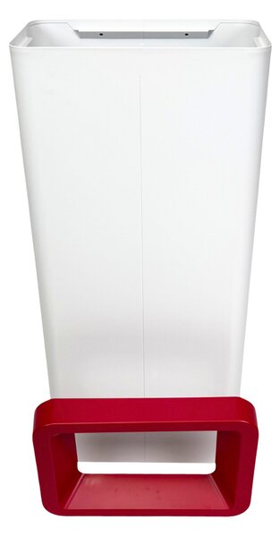 Odpadkový koš na tříděný odpad Caimi Brevetti Maxi W,85 L, červený, elektro
