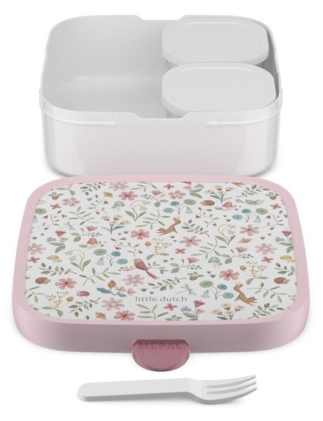 Bílý/růžový plastový dětský svačinový box Fairy Wonders by Little Dutch – Mepal