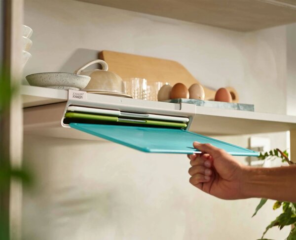 Joseph Joseph 60235 Krájecí prkénka Folio s organizátorem 36 cm barevná 4 díly