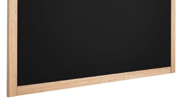 Allboards, tabule černá křídová v přírodním dřevěném rámu 60x40 cm,TB64D
