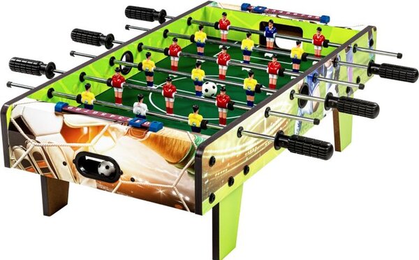 Mini stolní fotbálek s nožičkami, 70 x 37 x 25 cm, potisk
