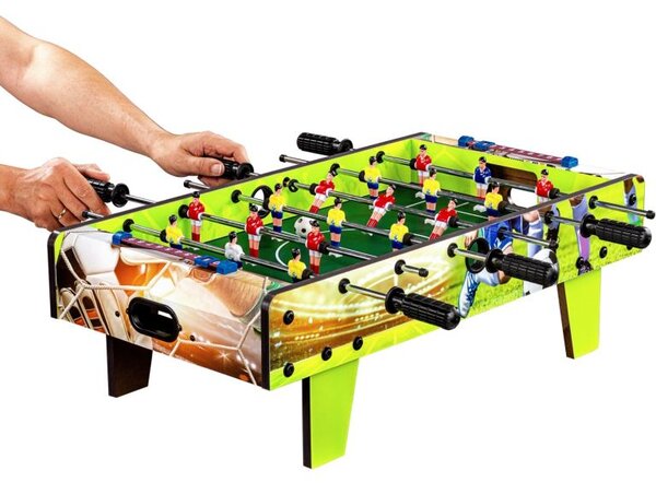 Mini stolní fotbálek s nožičkami, 70 x 37 x 25 cm, potisk