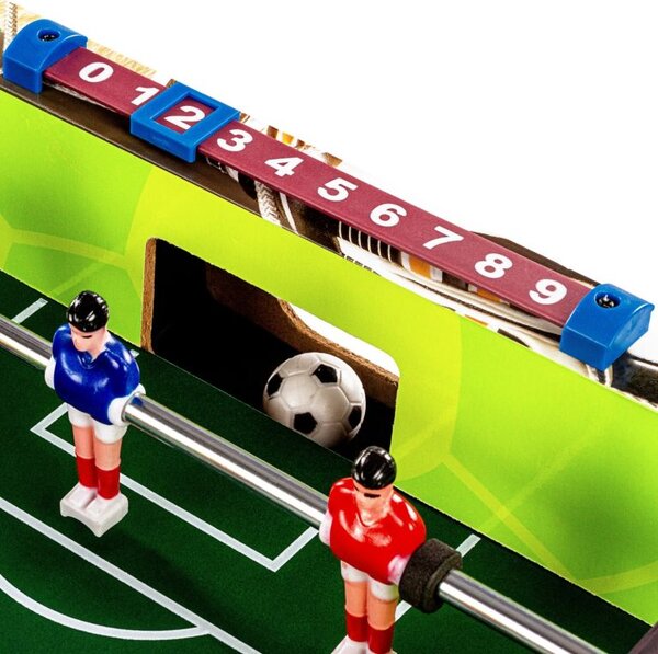 Mini stolní fotbálek s nožičkami, 70 x 37 x 25 cm, potisk