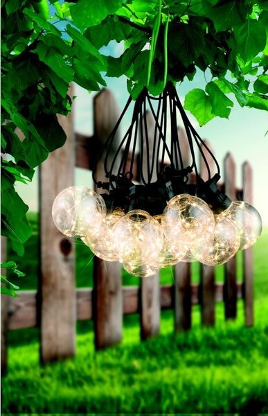 Globo 34090N LED světelný řetěz Almaga 10x0,27W | 220lm | 2700K - černá
