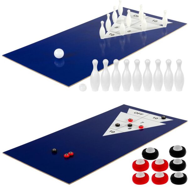 GamesPlanet® Multifunkční herní stůl 15 v 1, hnědý