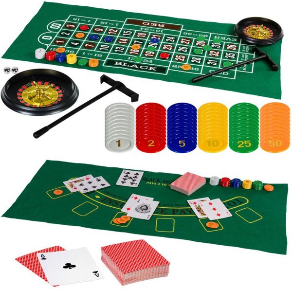 GamesPlanet® Multifunkční herní stůl 15 v 1, hnědý