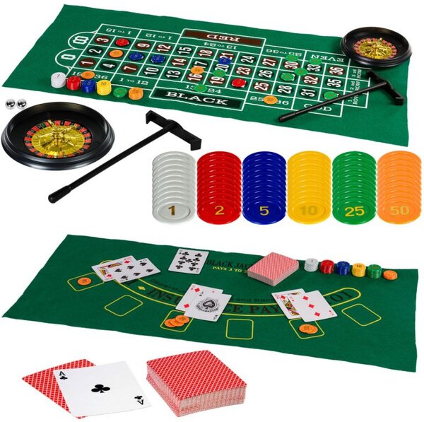 GamesPlanet® Multifunkční herní stůl 15 v 1, tmavě hnědý