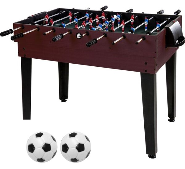 GamesPlanet® Multifunkční herní stůl 15 v 1, tmavě hnědý