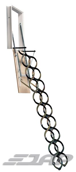 Půdní schody JAP VERTICALE Velikost stropního otvoru:: 120 x 70 cm