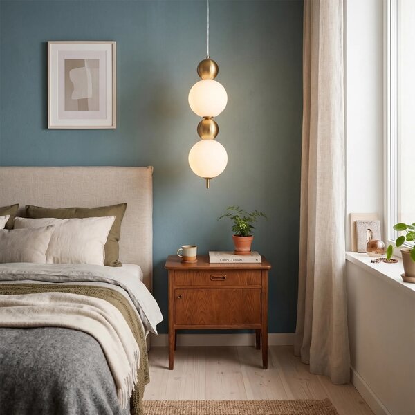 Toolight Závěsné LED osvětlení Modern LHJ116-2CP kartáčované zlato
