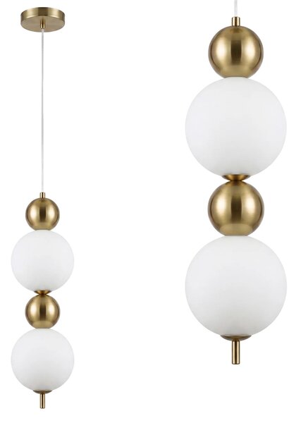 Toolight Závěsné LED osvětlení Modern LHJ116-2CP kartáčované zlato