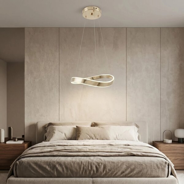 Toolight Závěsné LED osvětlení Modern SWE066-CP 60 zlaté