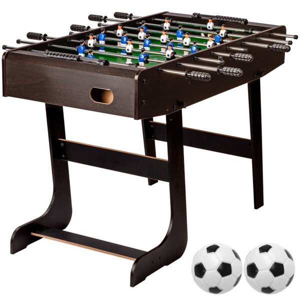 GamesPlanet® Stolní fotbal Belfast rozkládací, tmavé dřevo