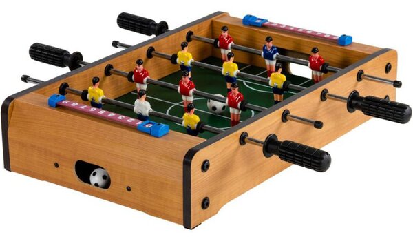 GamesPlanet® Mini stolní fotbálek, 50,5 x 31,5 x 10, světlý