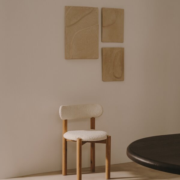 Set dvou béžových obrazů Kave Home Mirta 39x29/ 39x29 cm
