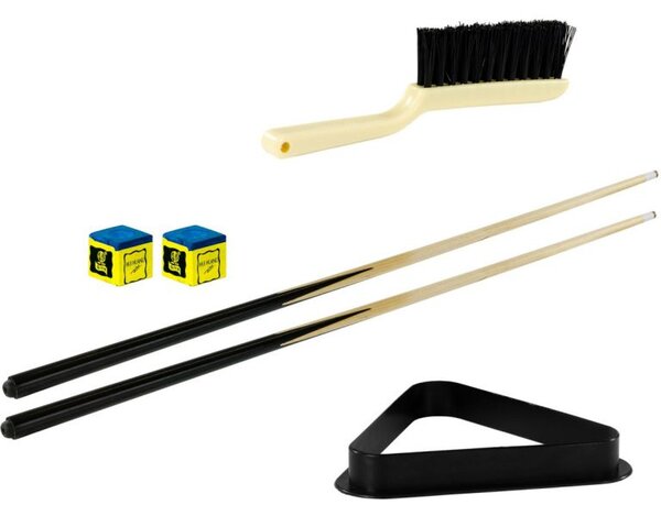 GamesPlanet® Mini kulečník pool, 92 x 52 x 19 cm, hnědá