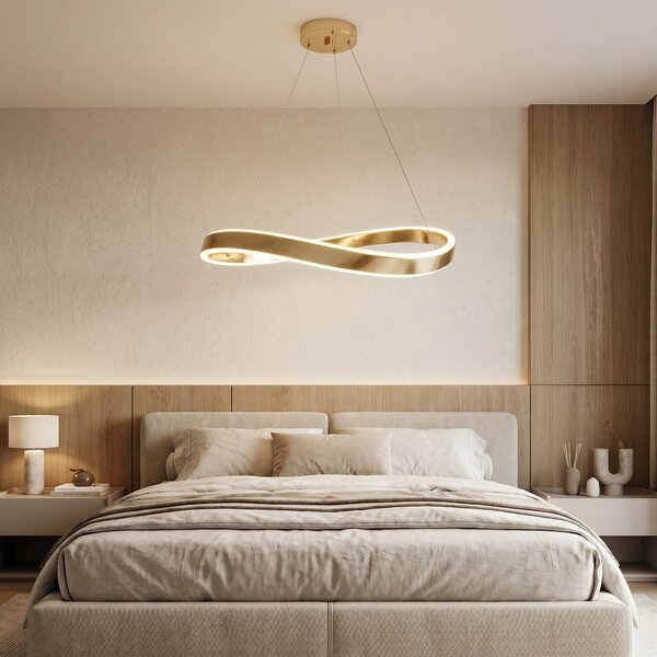 Toolight Závěsné LED osvětlení Modern SWE068-CP 80 zlaté