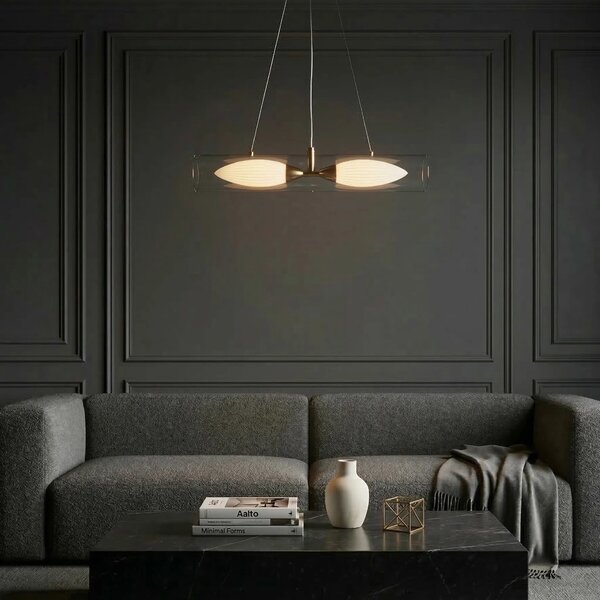 Toolight Závěsné LED osvětlení Modern G152-2CP zlaté