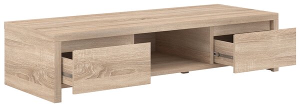 NÍZKÁ KOMODA, barvy dubu, 144/34/40 cm MID.YOU - TV stolky & komody pod TV, Online Only