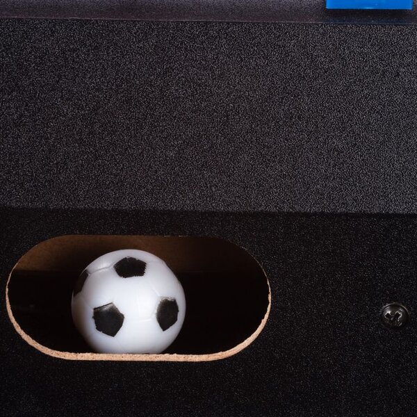 Mini stolní fotbálek 70 × 37 cm černý s počítadlem gólů
