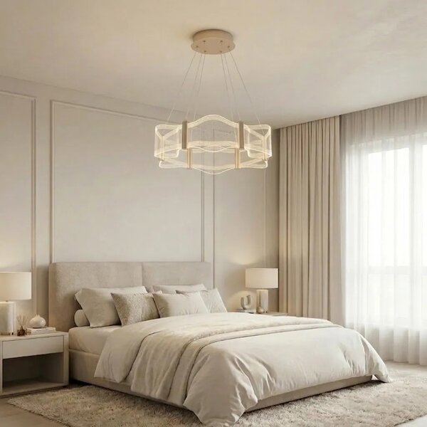 Toolight Závěsné LED osvětlení Modern G151-CP zlaté