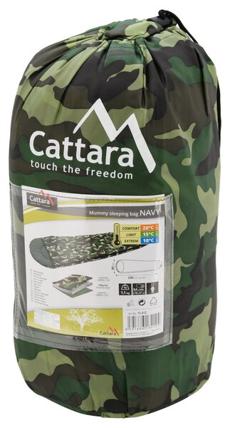 CATTARA Spací pytel mumie NAVY 10°C Cattara
