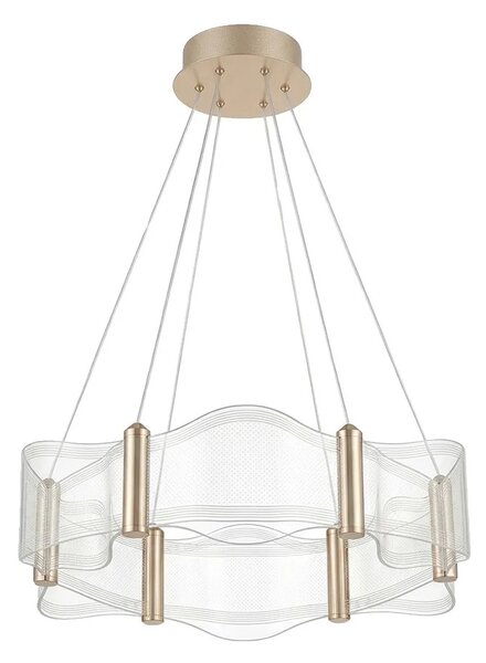 Toolight Závěsné LED osvětlení Modern G151-CP zlaté