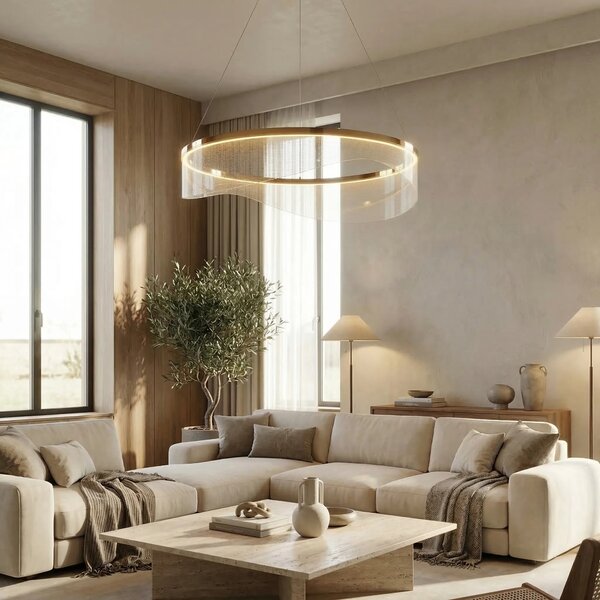 Toolight Závěsné LED osvětlení Modern Gold G145-CP 60 zlaté