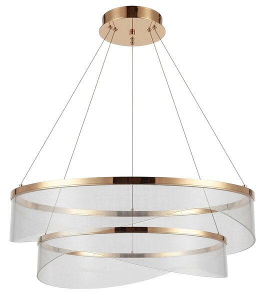Toolight Závěsné LED osvětlení Modern Gold G146-2CP zlaté