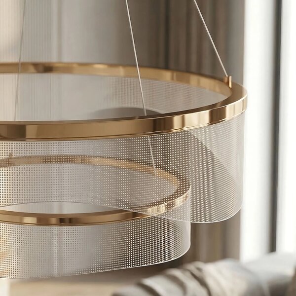 Toolight Závěsné LED osvětlení Modern Gold G146-2CP zlaté