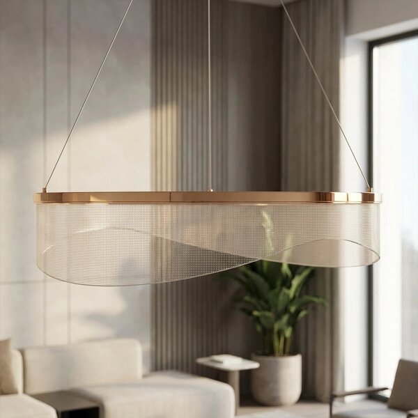 Toolight Závěsné LED osvětlení Modern Gold G145-CP 60 zlaté