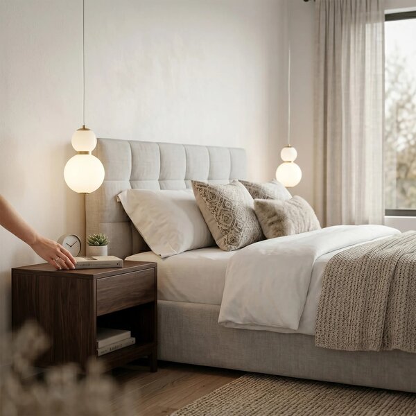 Toolight Závěsné LED osvětlení Modern LHJ112-2CP kartáčované zlato