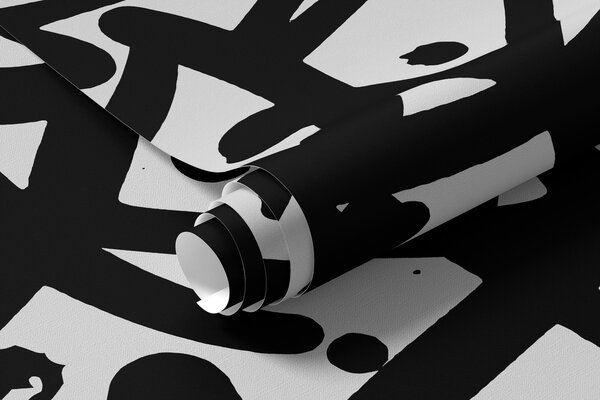 Fototapety Graffiti Emoce: Black, Fototapety černobílé, u99087v3 : uwalls.cz
