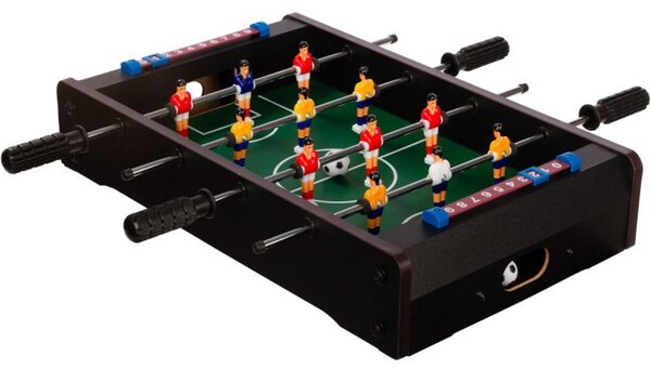 GamesPlanet® Mini stolní fotbálek, 50,5 x 31,5 x 10, černý