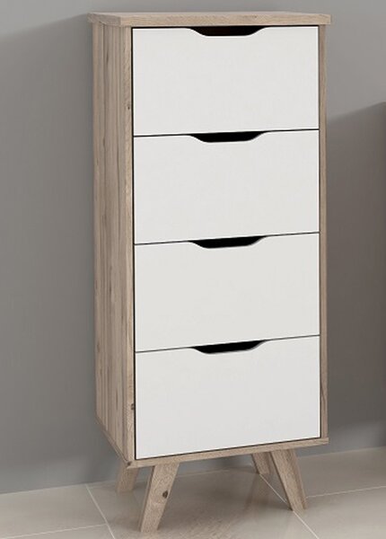 Komoda „Vancouver“ z dubového deva – 45 x 108,7 x 42 cm ( x v x h)