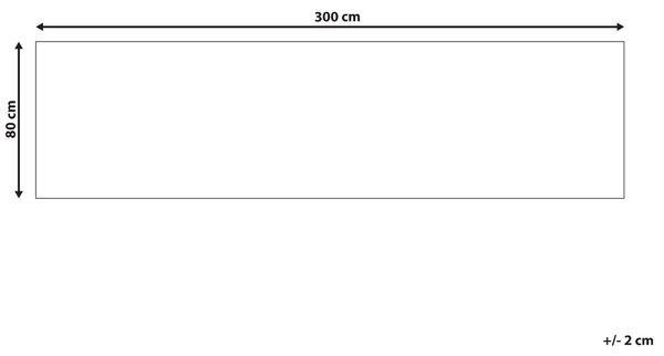 Koberec ARAPTEPE Béžová 80 x 300 cm Juta