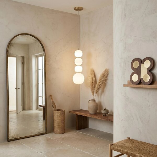 Toolight Závěsné LED osvětlení Modern LHJ114-4CP kartáčované zlato