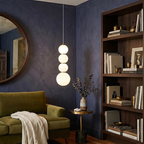Toolight Závěsné LED osvětlení Modern LHJ114-4CP kartáčované zlato