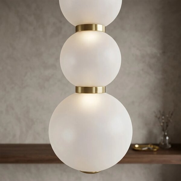 Toolight Závěsné LED osvětlení Modern LHJ113-3CP kartáčované zlato