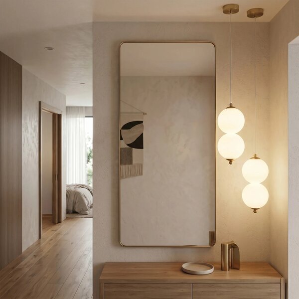Toolight Závěsné LED osvětlení Modern LHJ117-2CP kartáčované zlato