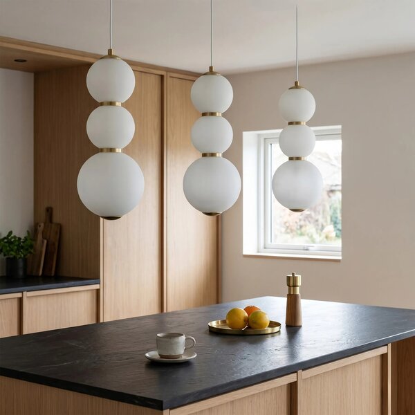 Toolight Závěsné LED osvětlení Modern LHJ113-3CP kartáčované zlato