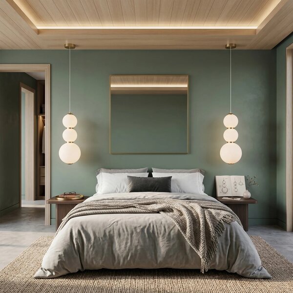Toolight Závěsné LED osvětlení Modern LHJ113-3CP kartáčované zlato
