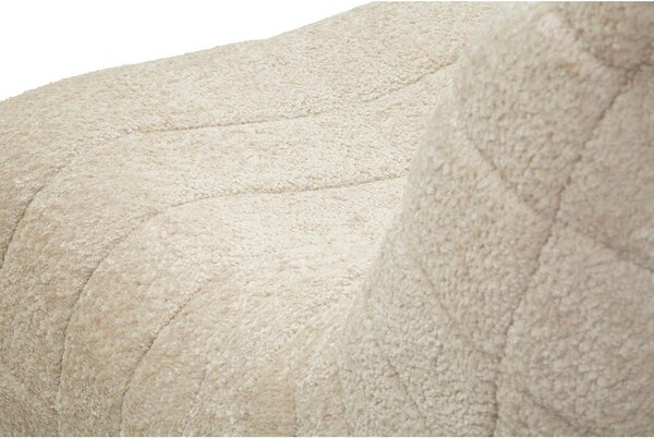 Bílý sedací vak z textilie bouclé Mask – Mauro Ferretti